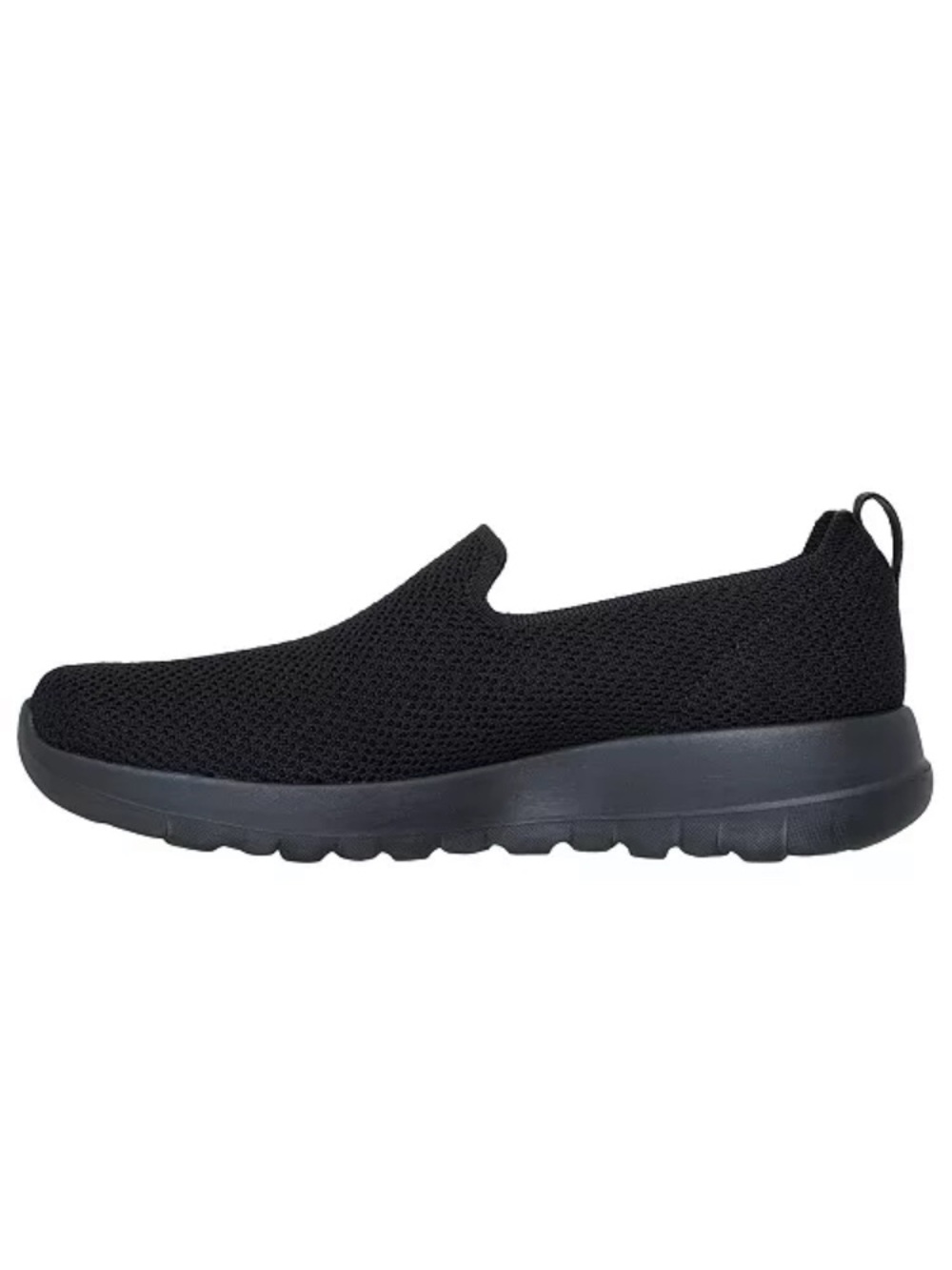 Skechers women’s GoWalk Black Slip-On Perforated Knit Loafers Size 10